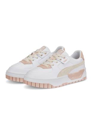 puma cali femme blanche et rose