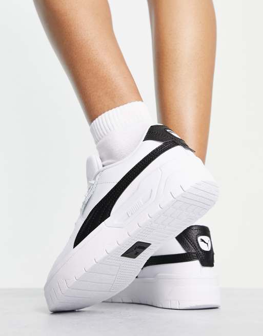 Puma cali fashion outlet blanche et noir