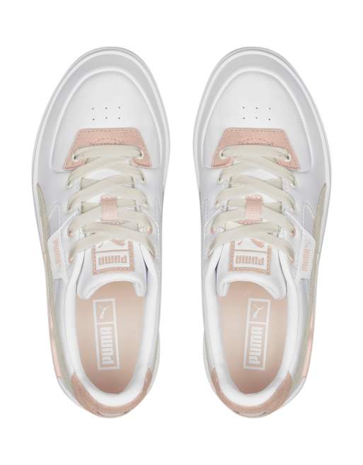 Puma Cali Dream color pop sneakers in white/pink | ASOS