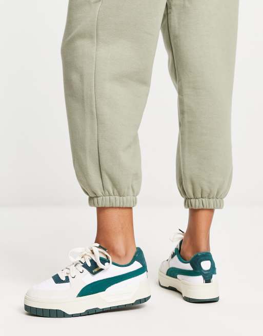 Dream Ivy League sneakers in white and green | ASOS