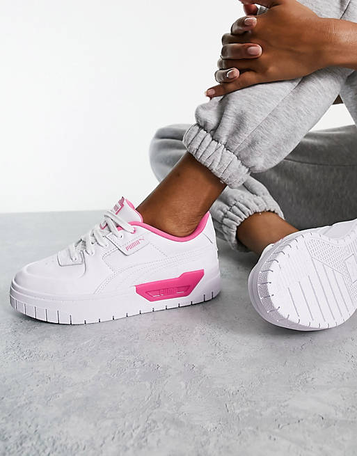 Puma Cali Dream pop sneakers in white and pink | ASOS