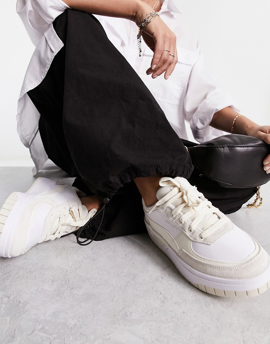 puma - cali dream - sneakers color bianco e avena