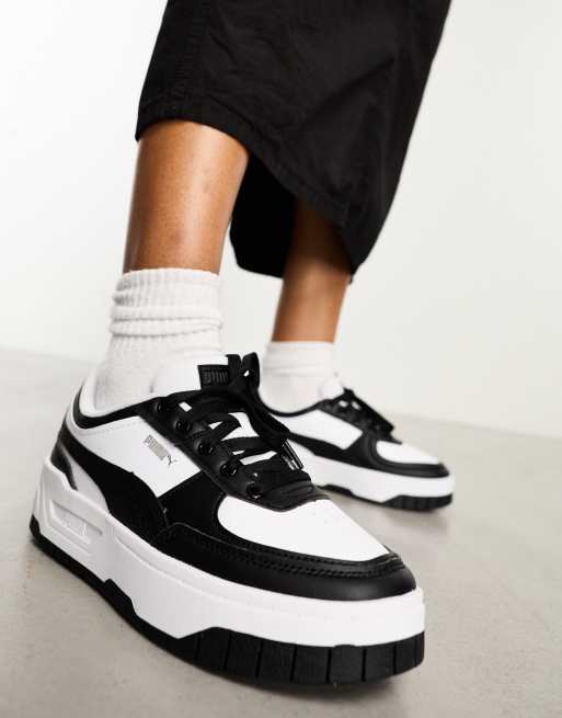 Puma cali black store white