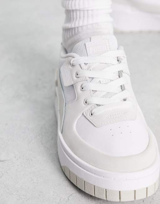 PUMA Cali Dream sneakers in white and gray