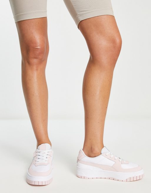 Puma Cali Dream sneakers in white and pink - WHITE, 3 of 4