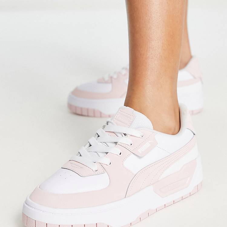 Puma Cali Dream sneakers in white and pink | ASOS