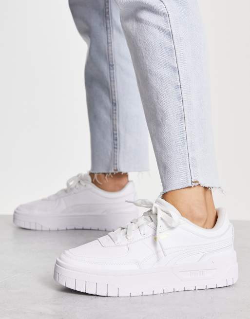 Puma Cali Sport sneakers in white with cheetah detail - exclusive to ASOS