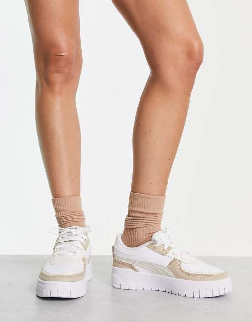 PUMA Cali Dream sneakers in white with neutral detail ASOS