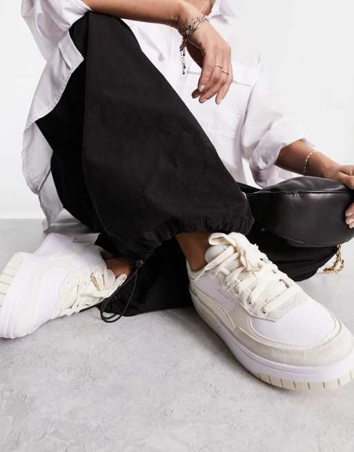 Puma Cali sneakers in white with detail | ASOS