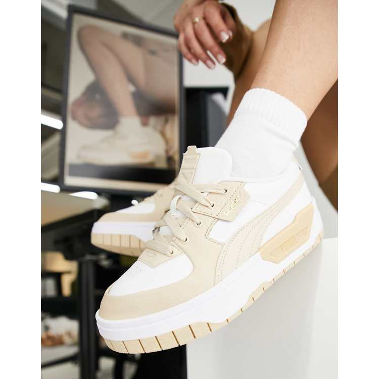 Geschiktheid Vertrappen Gorgelen Puma - Cali Dream - Sneakers in wit en beige | ASOS