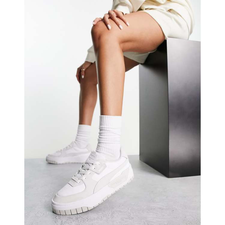 Patch Aan boord gewicht Puma - Cali Dream - Sneakers in wit en grijs | ASOS