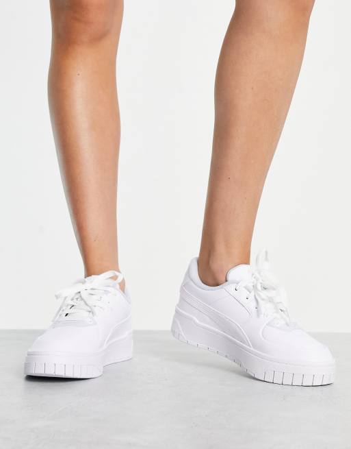 Puma cali blanche outlet pas cher