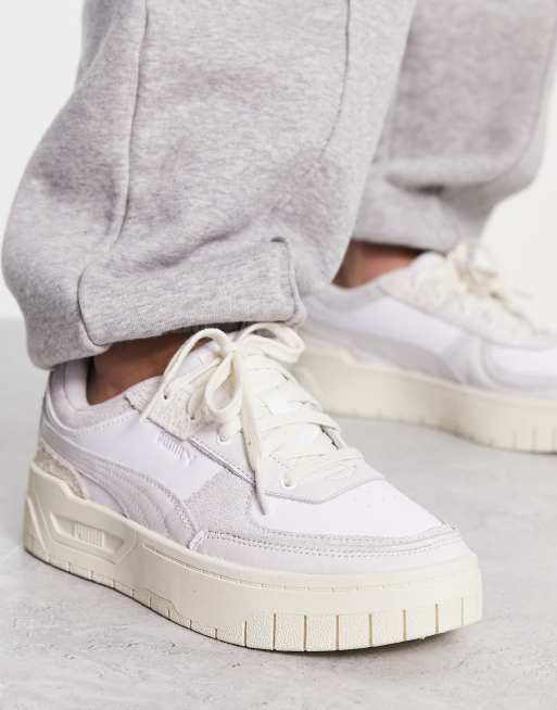 puma cali sport white and neutral