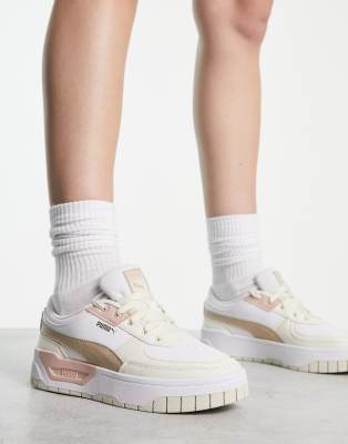 Puma Cali Dream trainers in ivory and white