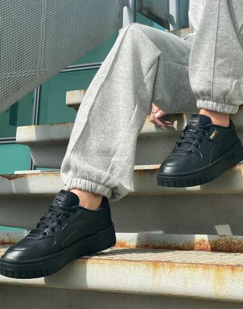 Puma Cali Dream trainers in triple black