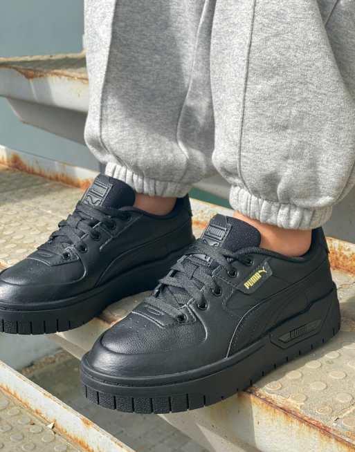 Puma cali fashion hot sale black