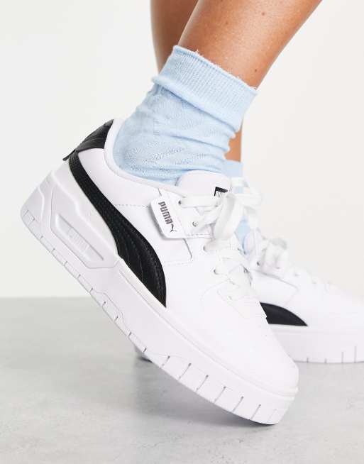 Puma Cali Dream trainers in white and black