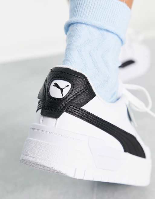 Puma cali trainers sale white and black