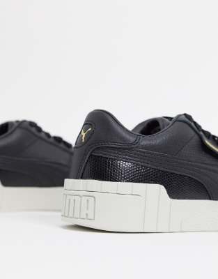 puma cali emboss black