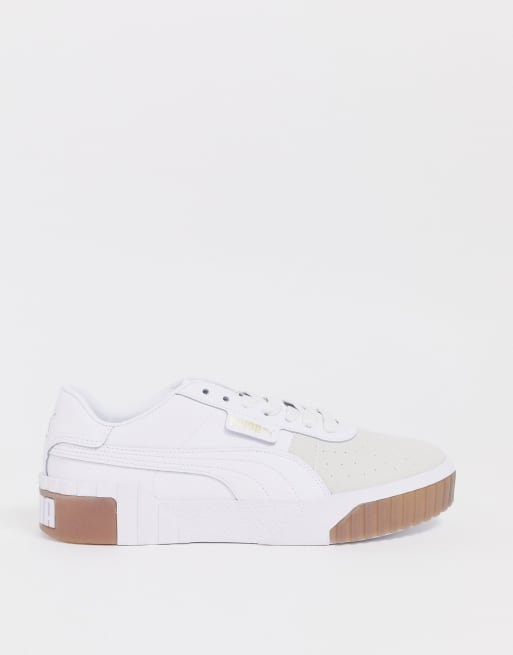 Puma cali exotic women's sneakers clearance white