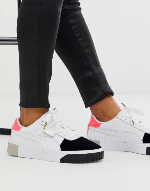 puma cali emboss white
