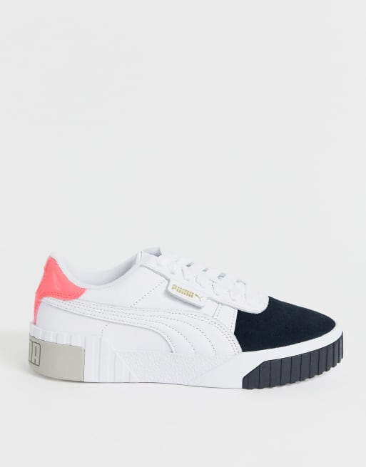 Puma cali sale remix white