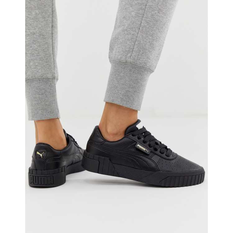 Puma cali cheap damen schwarz