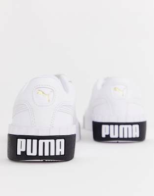 puma cali schwarz weiß