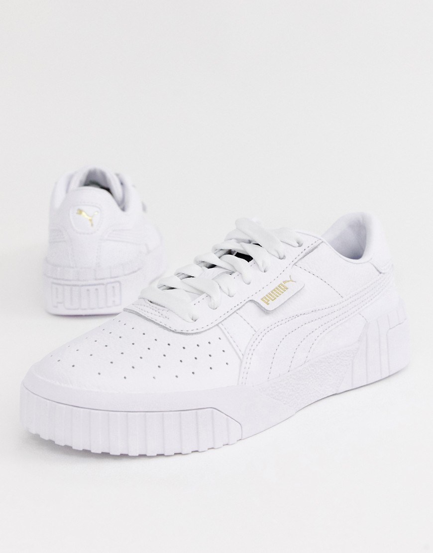 Puma Cali sneakers in triple white