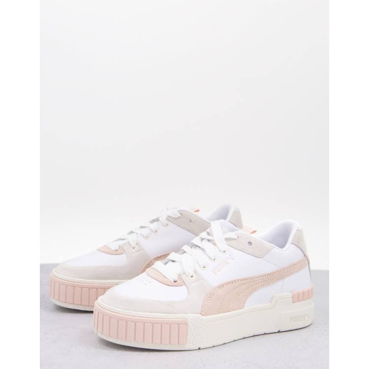 Puma cali femme 2025 blanche et rose