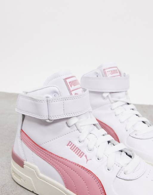 Puma cali best sale rose et blanche