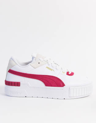 puma cali rose et blanche