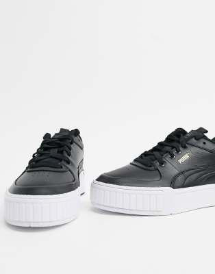 puma cali sneakers black