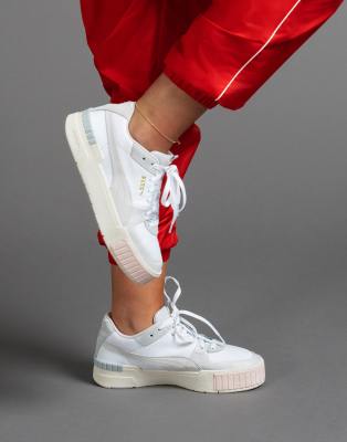 puma white cali sneakers