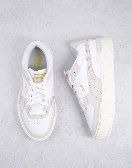 Puma Cali Sport chunky sneakers in white and neutrals Exclusive