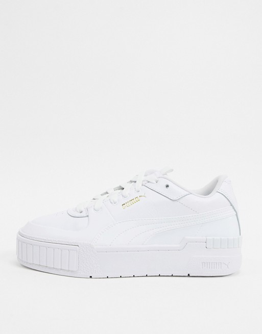 Puma Cali Sport chunky sneakers in white | ASOS