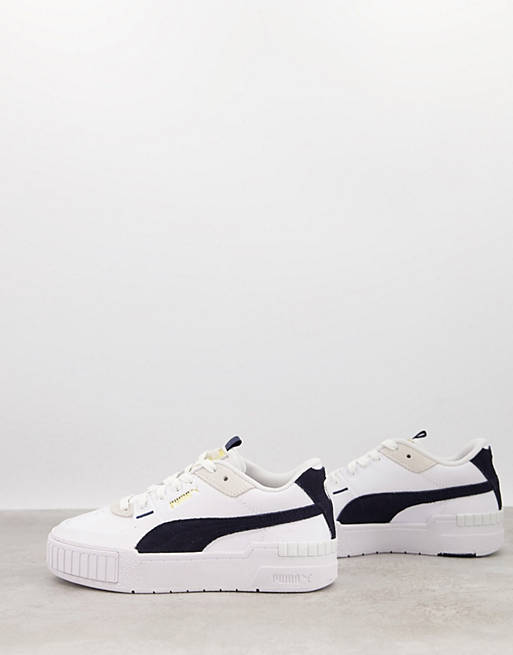 Puma Cali Sport chunky trainers in navy