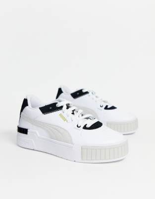 puma cali sport chunky white