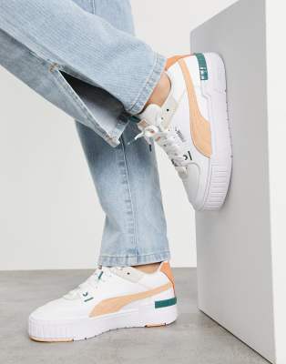 puma cali sport chunky white