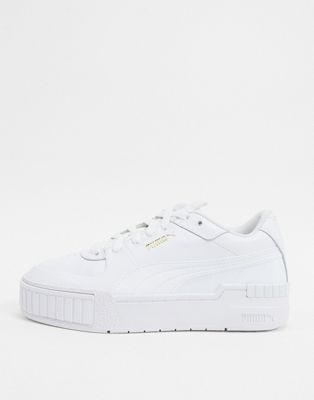 Because Need Detector Puma Cali Sport chunky trainers in white | ASOS