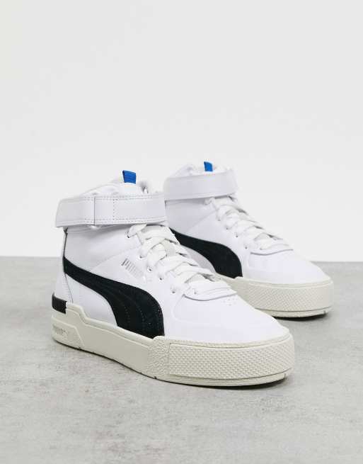 Black and white on sale puma high tops