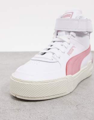 puma cali white and pink