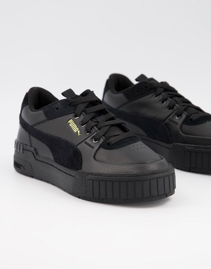 Puma - Cali Sport - Sneakers in drievoudig zwart
