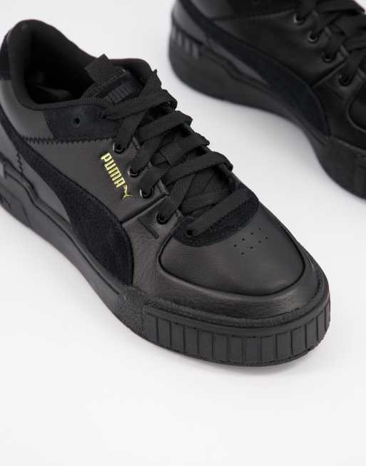 Puma cali sneakers outlet in triple black