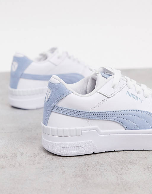 سكريبت Puma Cali Sport sneakers in white and blue سكريبت