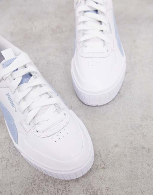 Puma Cali Sport sneakers in white and blue