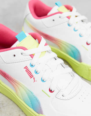 puma cali rainbow shoes