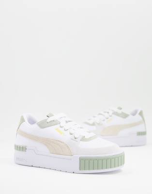 puma sage green trainers
