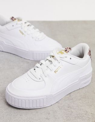 white cheetah shoes