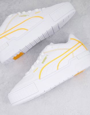 puma white orange